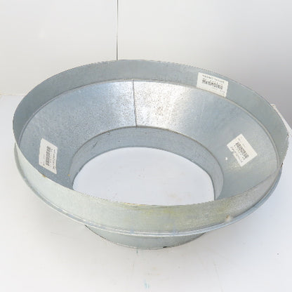 24" x 16" Galvanized Steel Spiral Duct 22 Gauge Increaser/Reducer