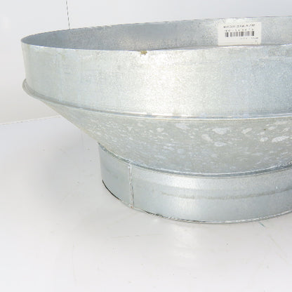 24" x 16" Galvanized Steel Spiral Duct 22 Gauge Increaser/Reducer