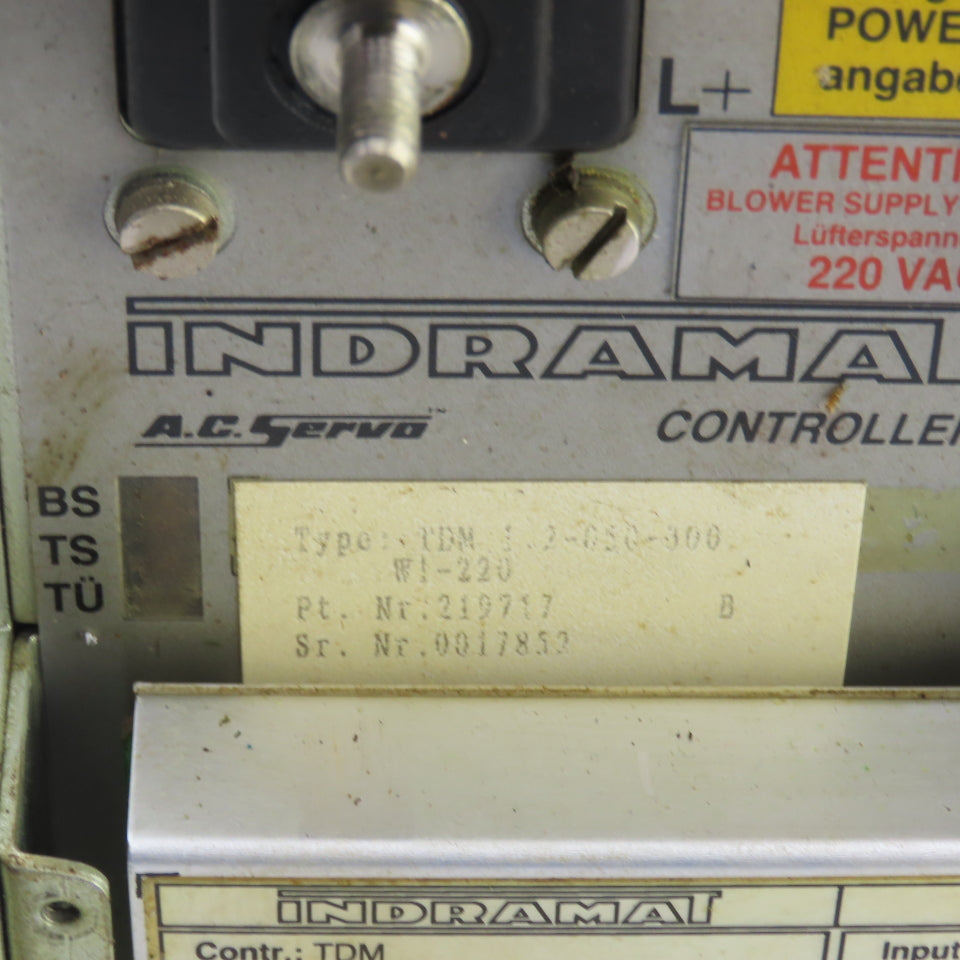 Indramat TDM 1.2-050-300 AC Drive Servo Controller