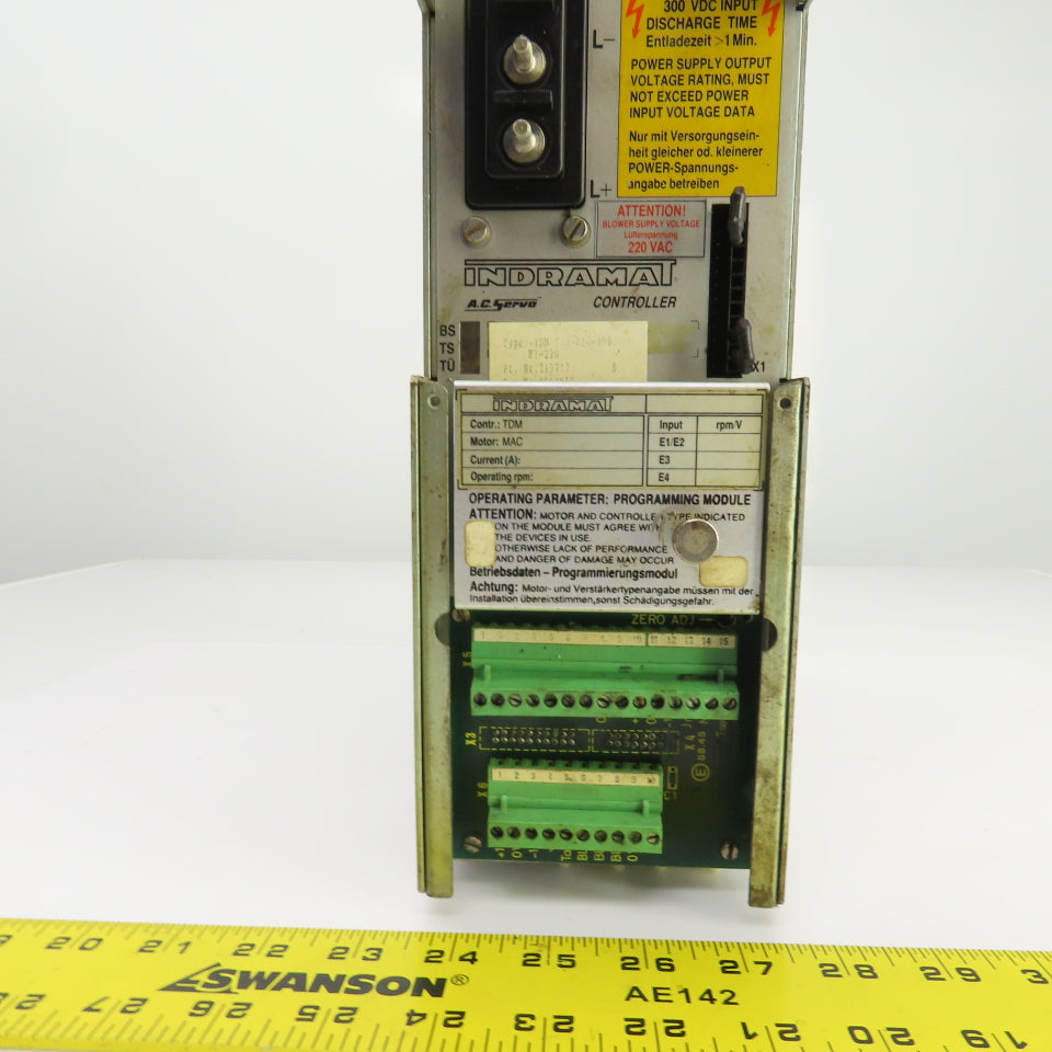 Indramat TDM 1.2-050-300 AC Drive Servo Controller