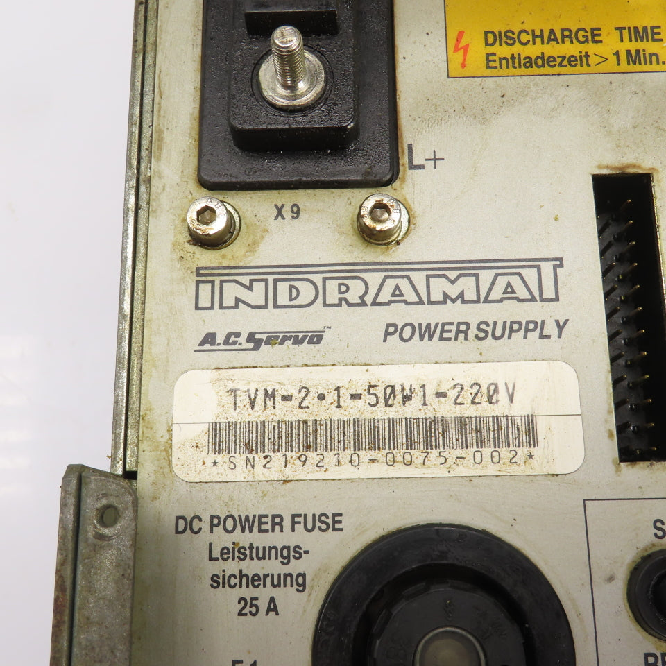 Indramat TVM-2-1-50W1-220V AC Servo Power Supply