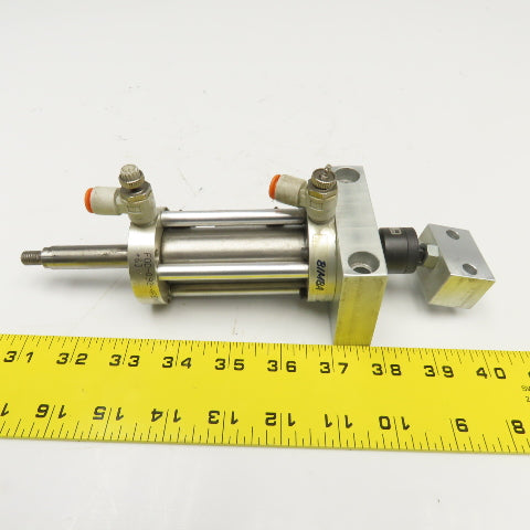 Bimba F0D-092-4RBMMT 1" Bore 1" x 1-3/4" Double Ended Stroke Air Cylinder