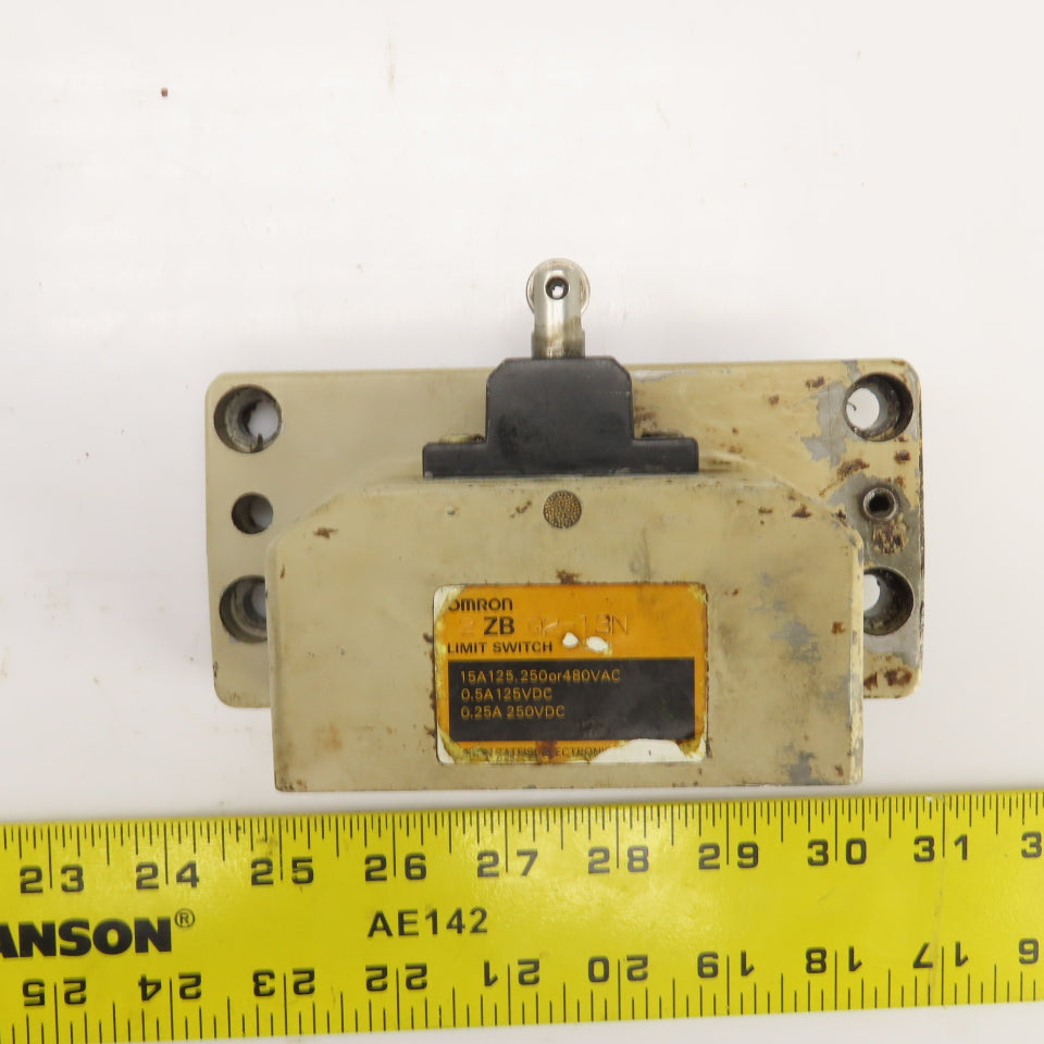 Omron 2 ZB Q2-13N Roller Plunger Limit Switch