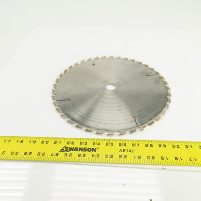 1810-003 12" x 40 x 1SQG Tooth Carbide Tipped Saw Blade 1" Arbor
