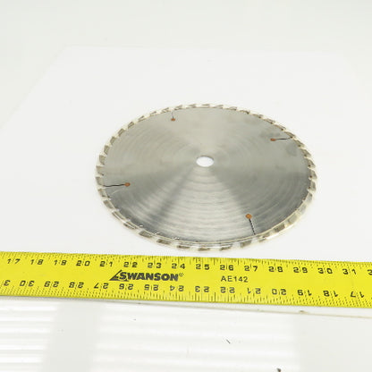 1810-003 12" x 40 x 1SQG Tooth Carbide Tipped Saw Blade 1" Arbor