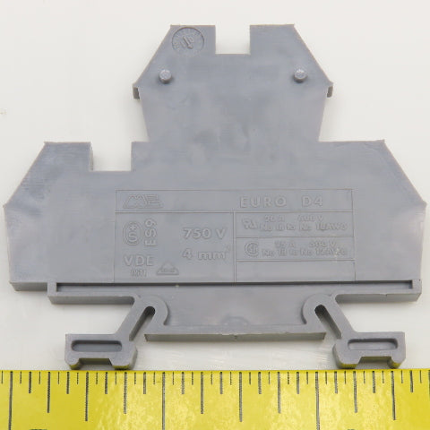 Morsettitalia Euro D4 600V 20A Terminal Block Rail Mount Lot Of 45