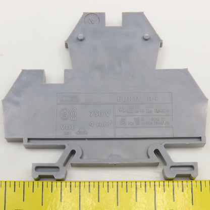 Morsettitalia Euro D4 600V 20A Terminal Block Rail Mount Lot Of 45