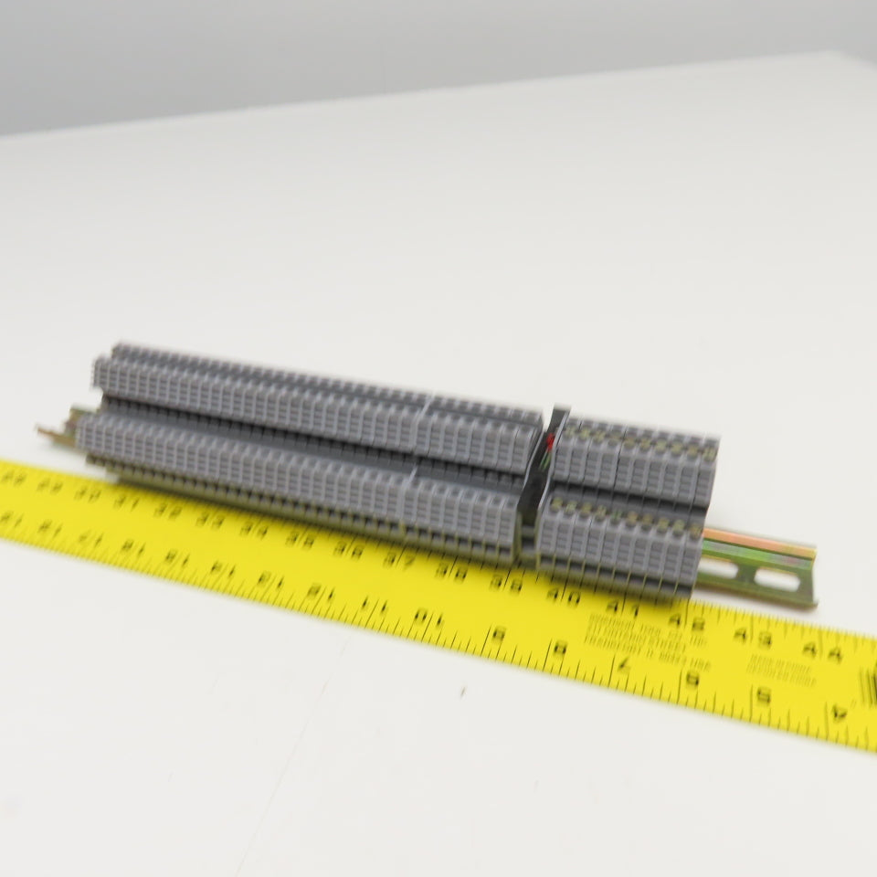 Morsettitalia Euro D4 600V 20A Terminal Block Rail Mount Lot Of 45