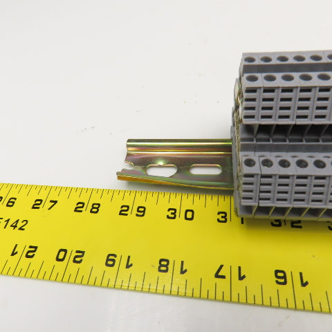 Morsettitalia Euro D4 600V 20A Terminal Block Rail Mount Lot Of 45