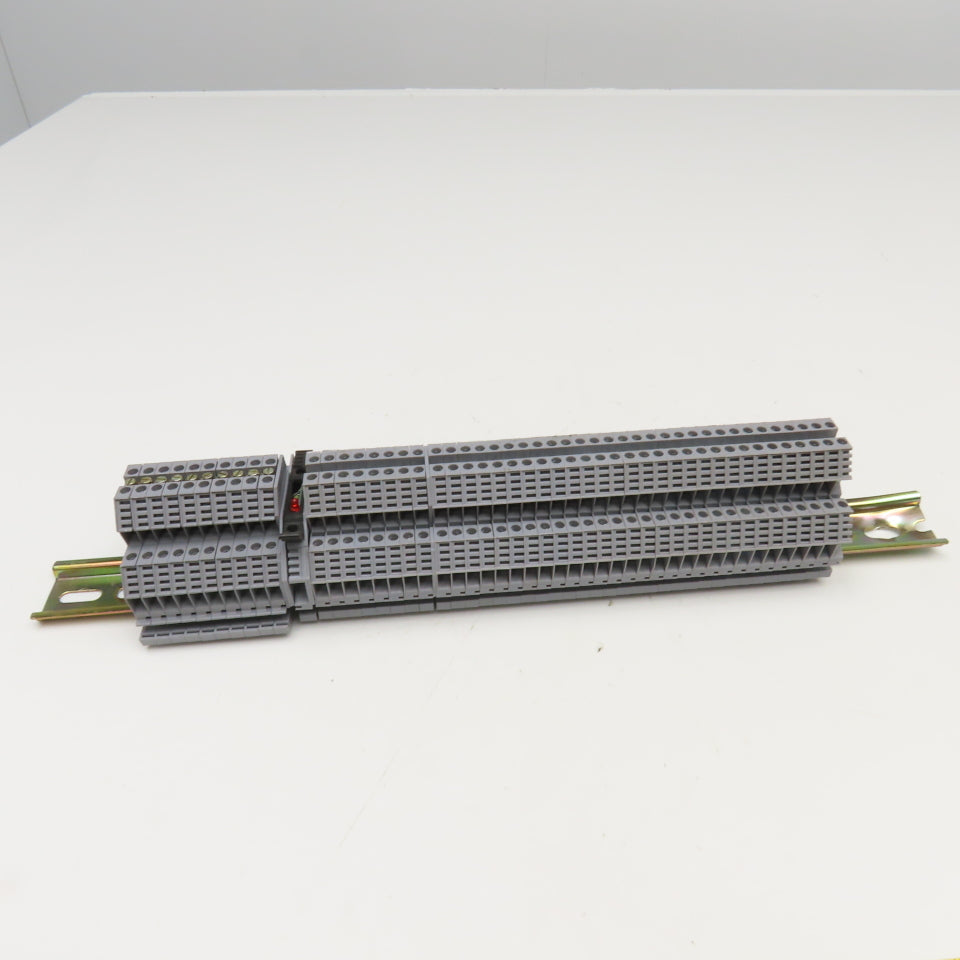 Morsettitalia Euro D4 600V 20A Terminal Block Rail Mount Lot Of 45