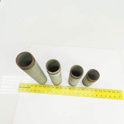 2" Galvanized Steel Malleable Iron Pipe Nipple Mixed Lot of 4