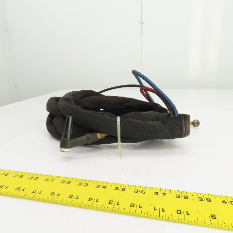 11' Braided Rubber TIG Torch Hose Assembly Weldcraft W-250 Style