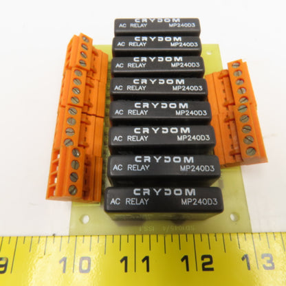 Crydom MP240D3 AC Relay 8 Module Interface Board