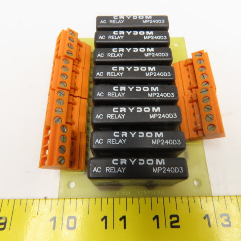 Crydom MP240D3 AC Relay 8 Module Interface Board