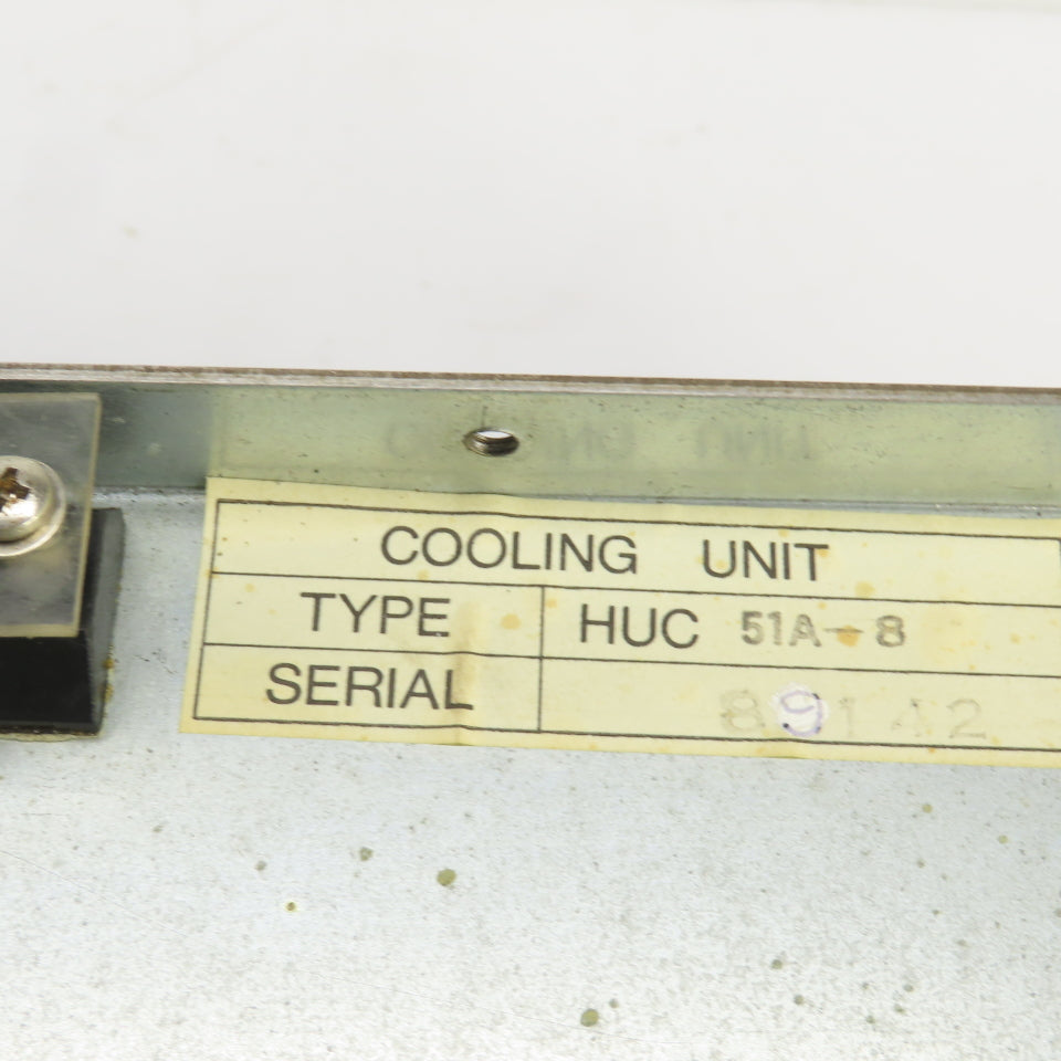 HUC 51A-8 Aluminum Fin Style Heat Exchanger Cooling Unit 19-1/2" H x 6-1/2" W