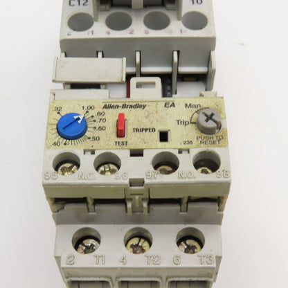 Allen Bradley 100-C12D10 193-EA1CB 600V Contactor Relay 0.32-1.0A Trip Overload