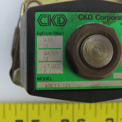 CKD ADK11-10A Air/Water/Oil Solenoid Valve 110V