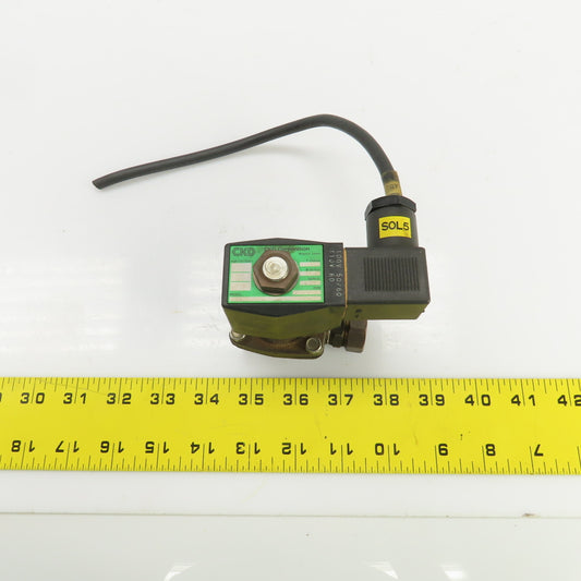 CKD ADK11-10A Air/Water/Oil Solenoid Valve 110V