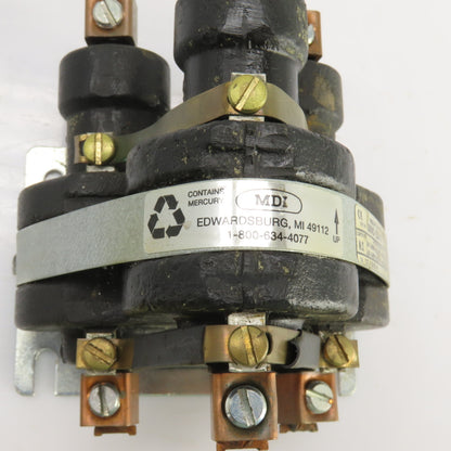 Mercury Displacement 360NO-120A-18 Mercury Contactor 480V 60A 120V Coil