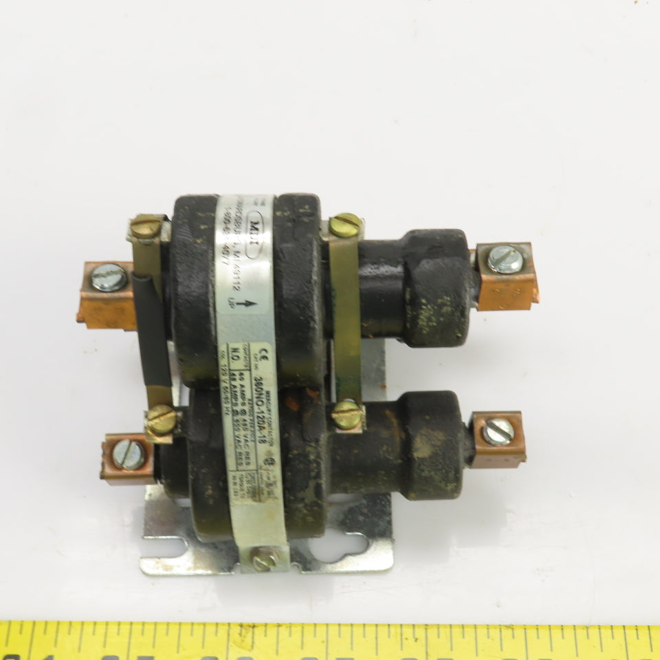 Mercury Displacement 360NO-120A-18 Mercury Contactor 480V 60A 120V Coil