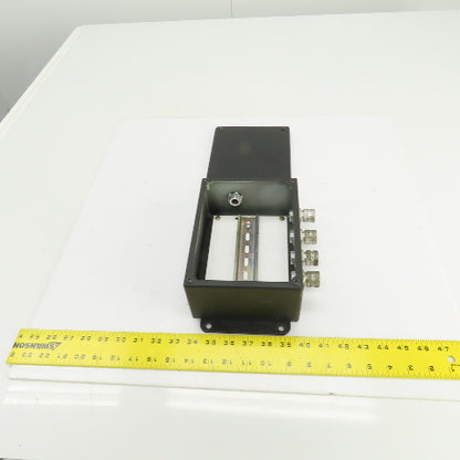Hoffman A-806SP 8" x 6" x 3-1/2" Electrical Enclosure W/Back Plate & Screw Cover