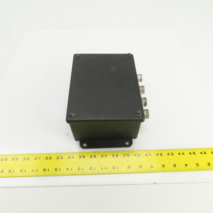 Hoffman A-806SP 8" x 6" x 3-1/2" Electrical Enclosure W/Back Plate & Screw Cover