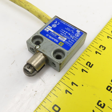 Square D MS02S0206 Class 9007 120/250VAC Roller Plunger Limit Switch