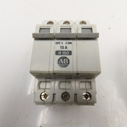 Allen Bradley 1492-CB2 5, 10, 15, 25A Circuit Breaker 2/3 Pole 480V Lot Of 7