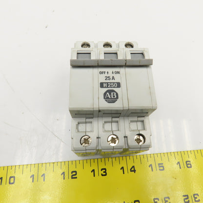 Allen Bradley 1492-CB2 5, 10, 15, 25A Circuit Breaker 2/3 Pole 480V Lot Of 7