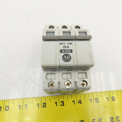 Allen Bradley 1492-CB2 5, 10, 15, 25A Circuit Breaker 2/3 Pole 480V Lot Of 7