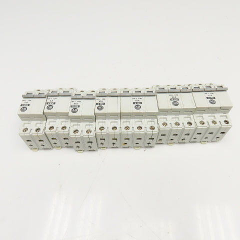 Allen Bradley 1492-CB2 5, 10, 15, 25A Circuit Breaker 2/3 Pole 480V Lot Of 7