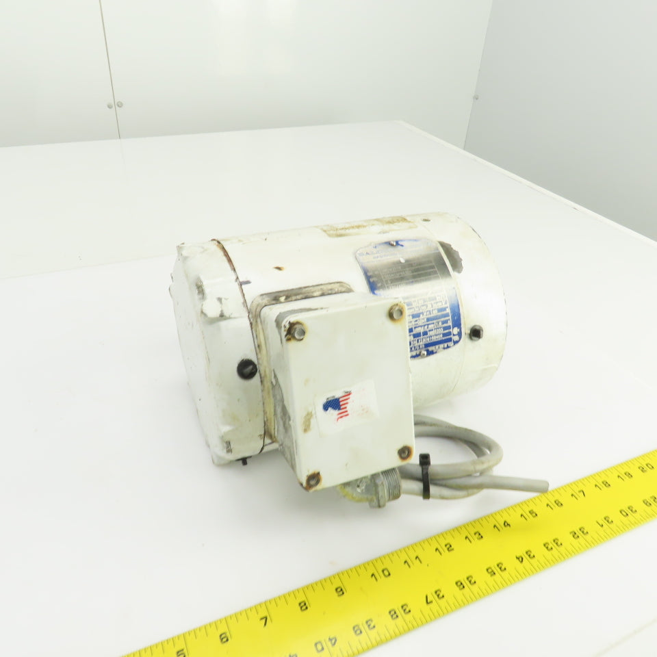 Baldor VWDM3538 1/2HP Washdown Duty AC Motor 1740RPM 230/460V 3PH (BENT SHAFT)