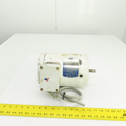 Baldor VWDM3538 1/2HP Washdown Duty AC Motor 1740RPM 230/460V 3PH (BENT SHAFT)