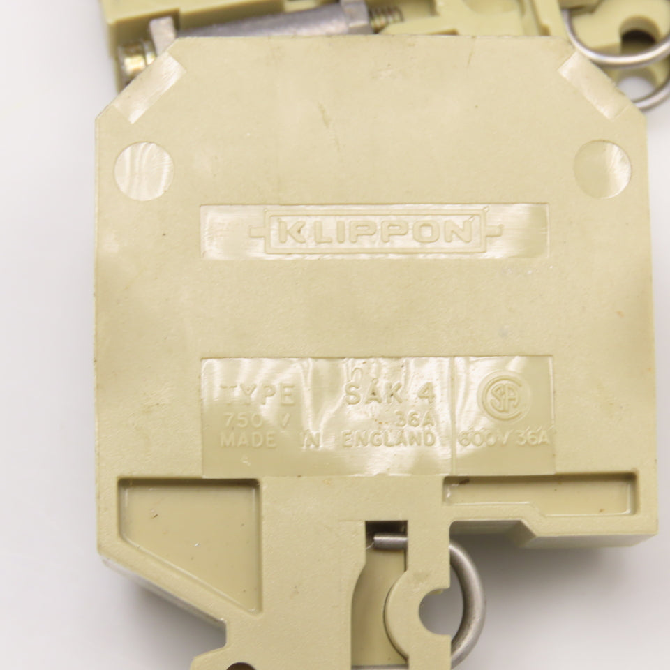 Klippon SAK6N Wire Terminal Block 600V 47A Lot Of 50