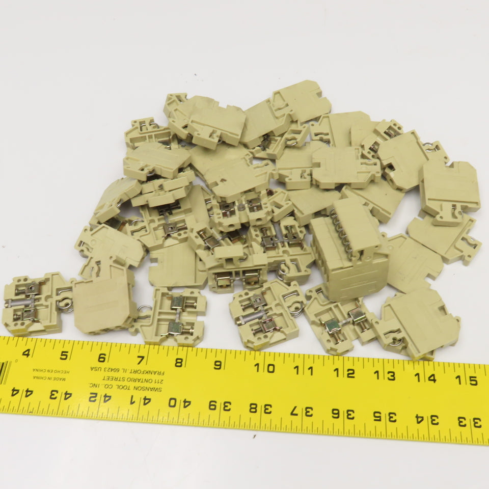 Klippon SAK6N Wire Terminal Block 600V 47A Lot Of 50
