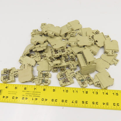 Klippon SAK6N Wire Terminal Block 600V 47A Lot Of 50