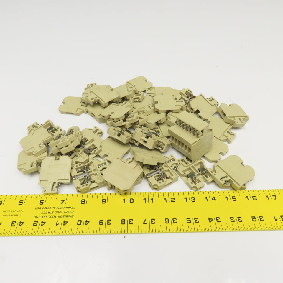 Klippon SAK6N Wire Terminal Block 600V 47A Lot Of 50