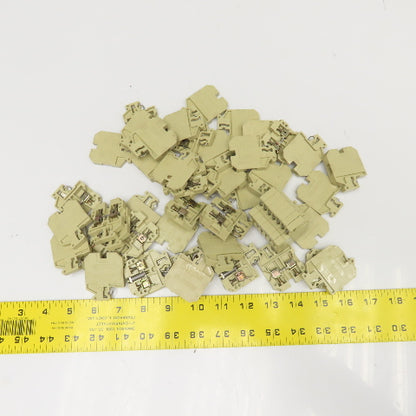 Klippon SAK6N Wire Terminal Block 600V 47A Lot Of 50