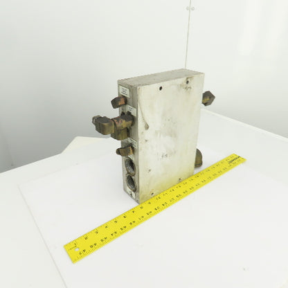 26 Port Aluminum Body Pneumatic Supply Manifold 1/4", 3/8", 1-1/4" NPT