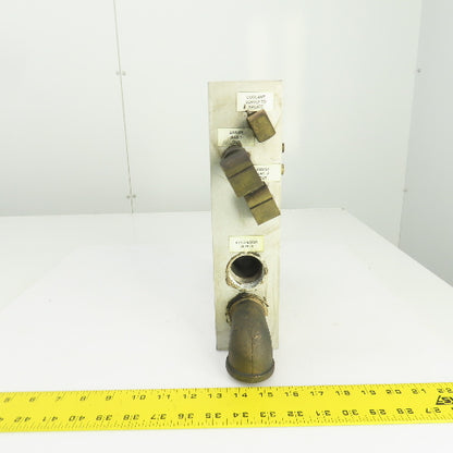 26 Port Aluminum Body Pneumatic Supply Manifold 1/4", 3/8", 1-1/4" NPT