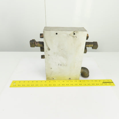 26 Port Aluminum Body Pneumatic Supply Manifold 1/4", 3/8", 1-1/4" NPT