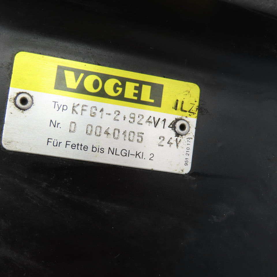 Vogel KFG1-2 924V1 Centralized Lubrication Piston Pump 24V