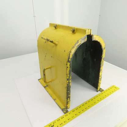 Equipment Machine Belt/Sprocket Safety Guard Bolt-Down Cover Up To 9" Pulleys