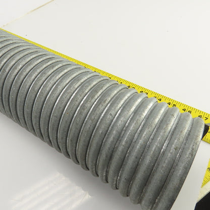 4" ID Corrugated Galvanized Steel Flexible Protective Hose 40-1/2" OAL