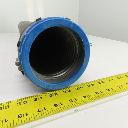 4" ID Corrugated Galvanized Steel Flexible Protective Hose 40-1/2" OAL