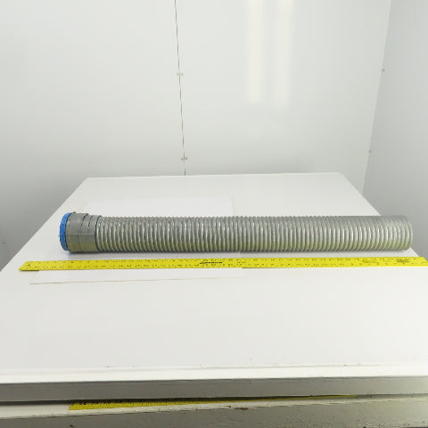 4" ID Corrugated Galvanized Steel Flexible Protective Hose 40-1/2" OAL