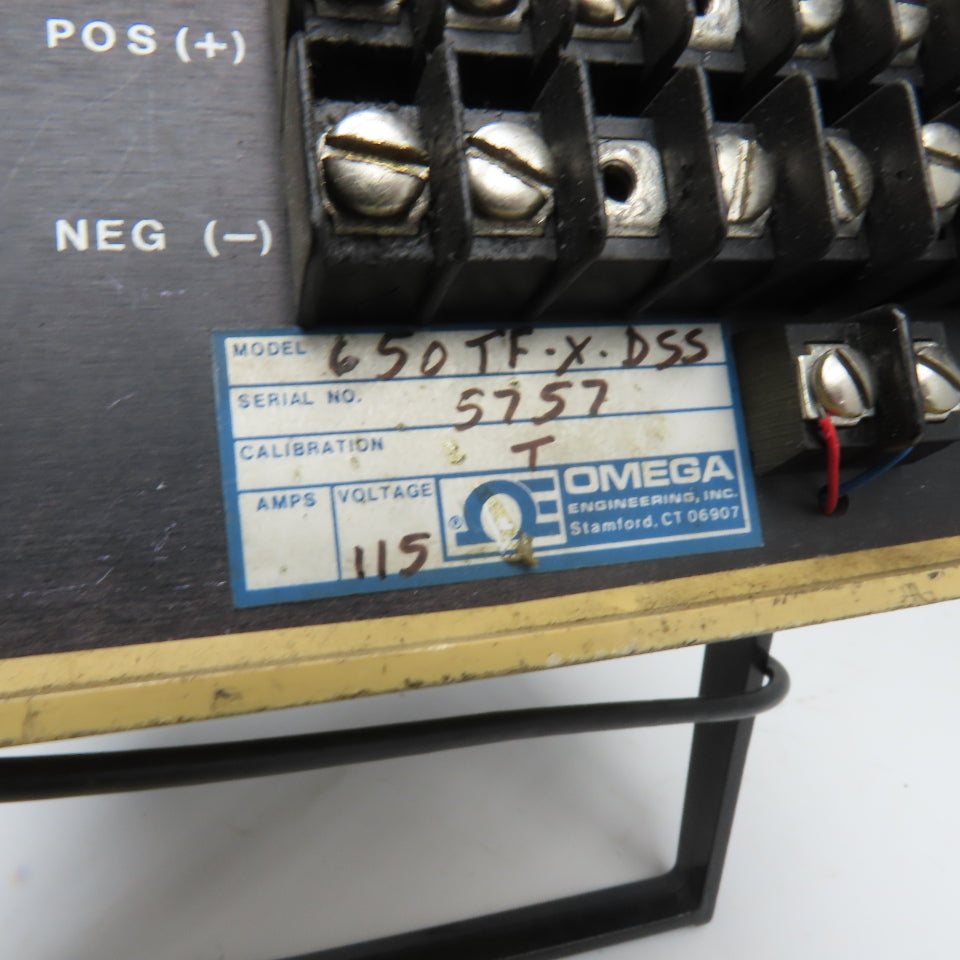 Omega 650TF-X-DSS Type T Thermocouple Thermometer 115V Celcius Degrees