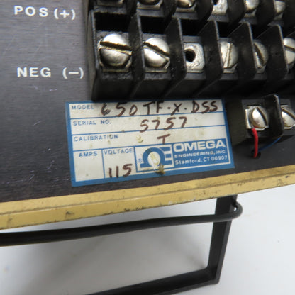 Omega 650TF-X-DSS Type T Thermocouple Thermometer 115V Celcius Degrees