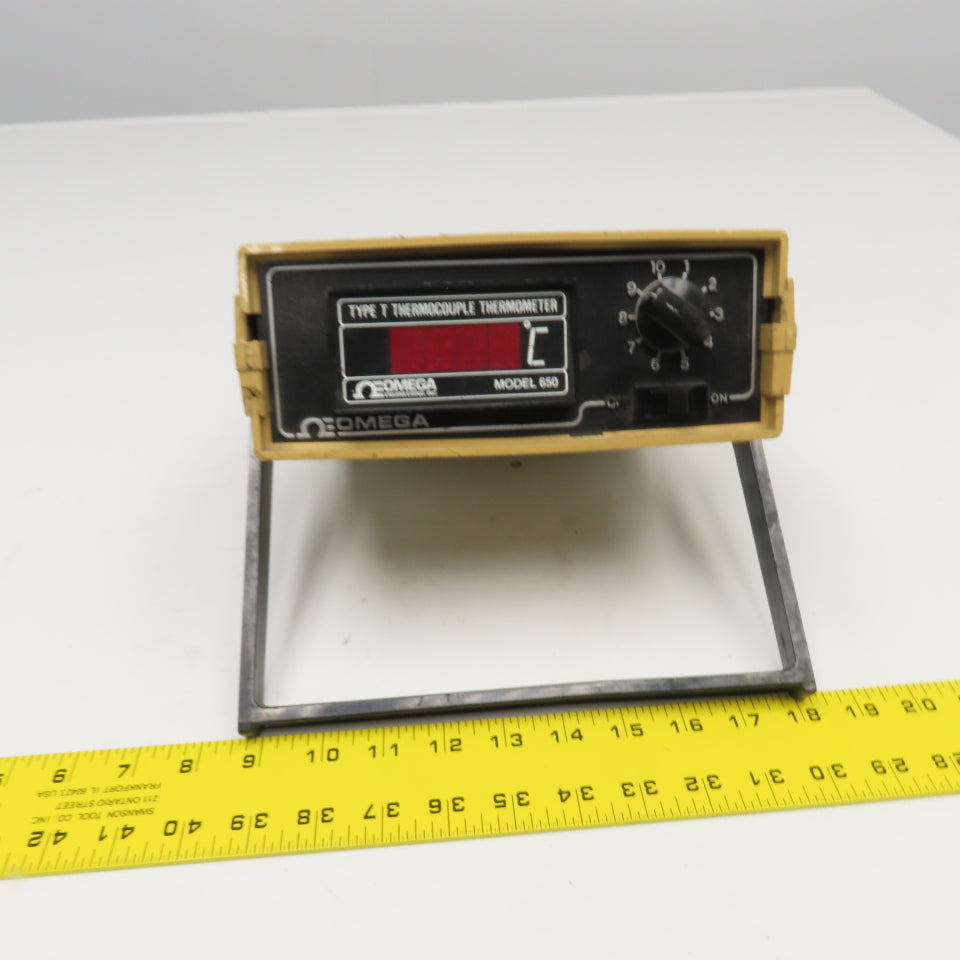 Omega 650TF-X-DSS Type T Thermocouple Thermometer 115V Celcius Degrees