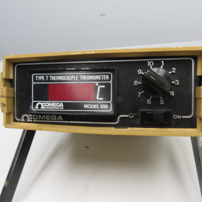 Omega 650TF-X-DSS Type T Thermocouple Thermometer 115V Celcius Degrees